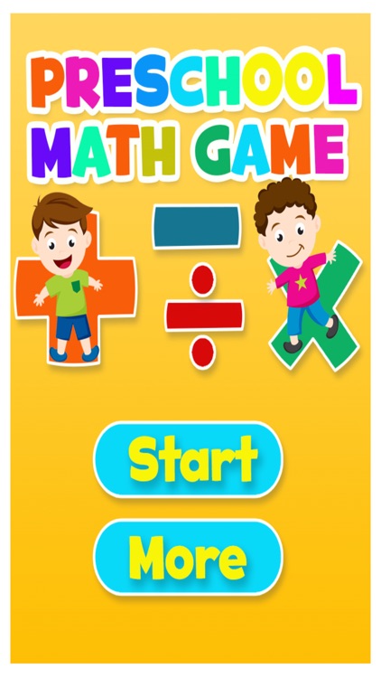 Preschool Maths Game - Ultimate Speed Math Game