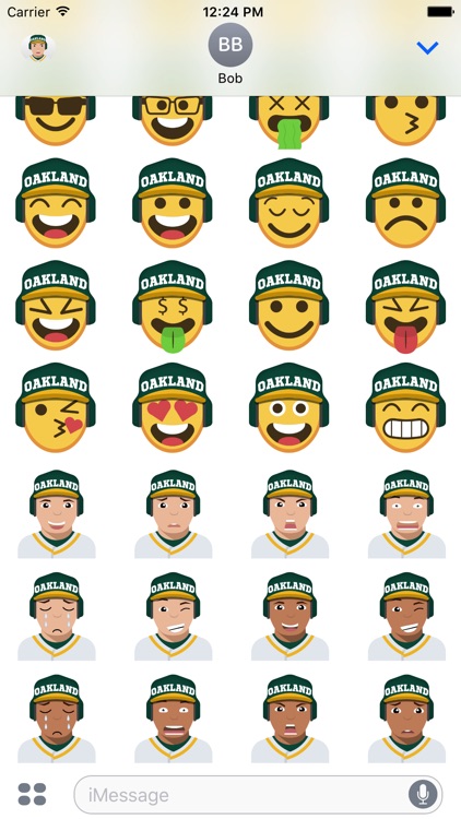 Oakland Baseball Stickers & Emojis screenshot-4