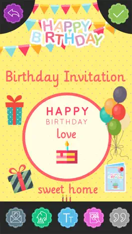 Game screenshot Custom Birthday Invitation Card maker mod apk