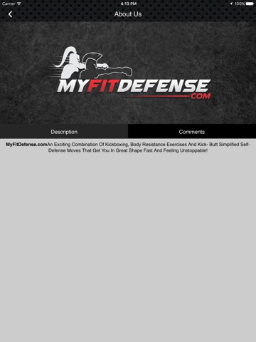 MyFitDefense.com screenshot 3