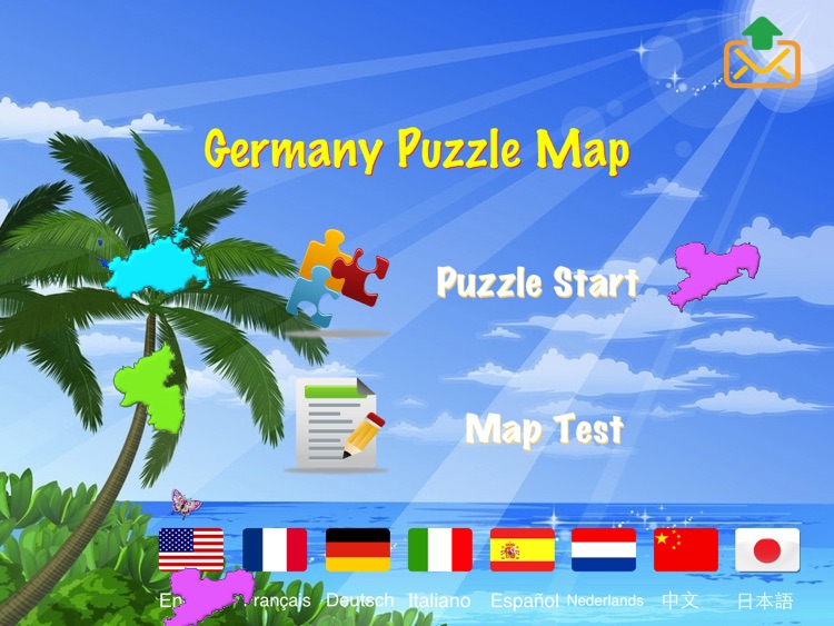 Germany Puzzle Map