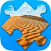 Desert Jigsaw Puzzles. Nature games for Adults