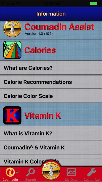 Coumadin Assist - for users of Coumadin/Warfarin