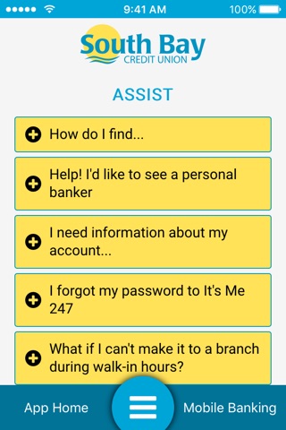 South Bay Credit Union Mobile screenshot 4