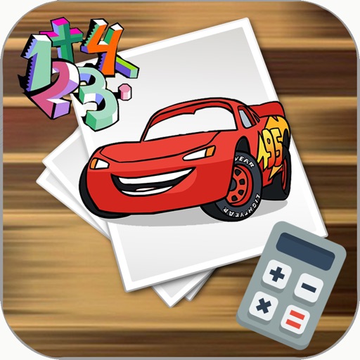 Car Cartoon Math Game Version icon