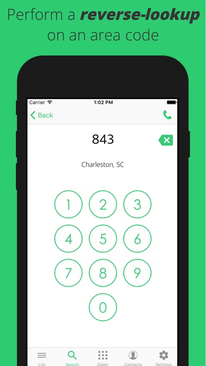 SmartDialer: An Area Code Finding Application screenshot-3