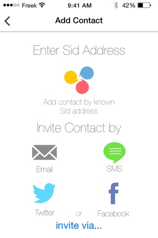 Sid - Secure Communication screenshot 4