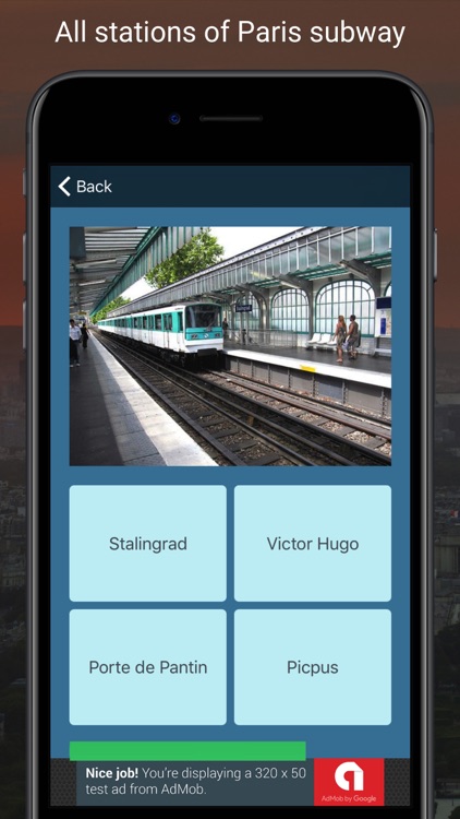 Subway Quiz - Paris