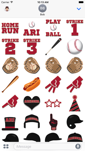 Arizona Baseball Stickers & Emojis(圖4)-速報App