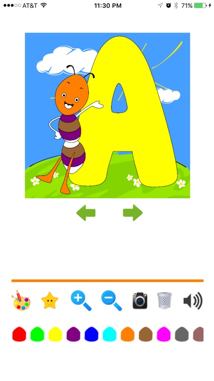 Alphabet Coloring -  ABC Flash Cards to color