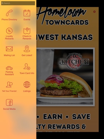 Hometown Town Card SW Kansas screenshot 2