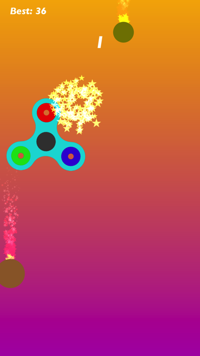 Spinny Fidget Spinner: Stress Relief Finger Wheel screenshot 2