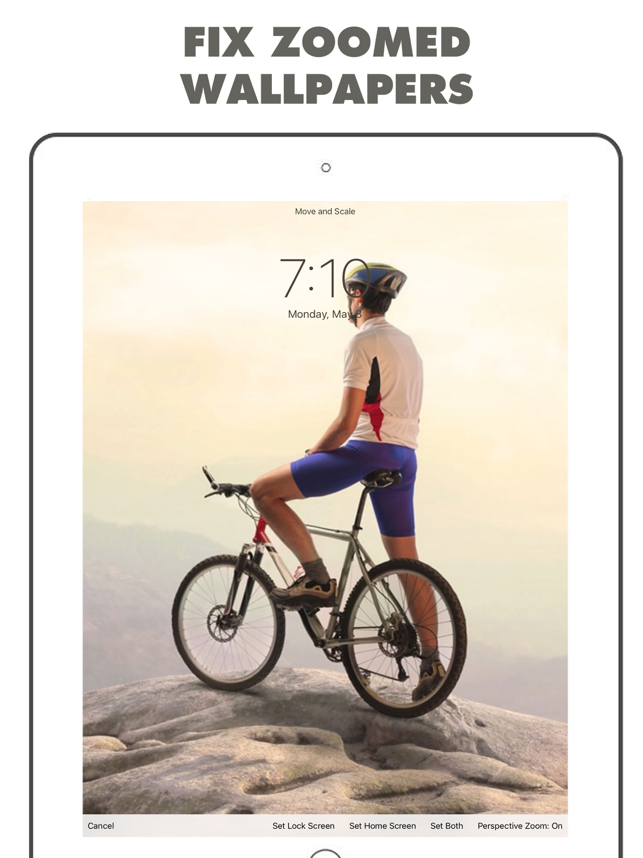 ‎Wallpaper Fix - Rotate, Scale, Zoom & Fit Photos Screenshot