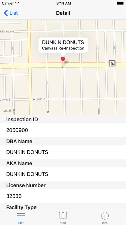 Chicago Food Inspections - Restaurant Insp. Scores screenshot-4