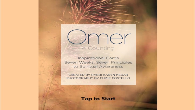 Omer: A Counting