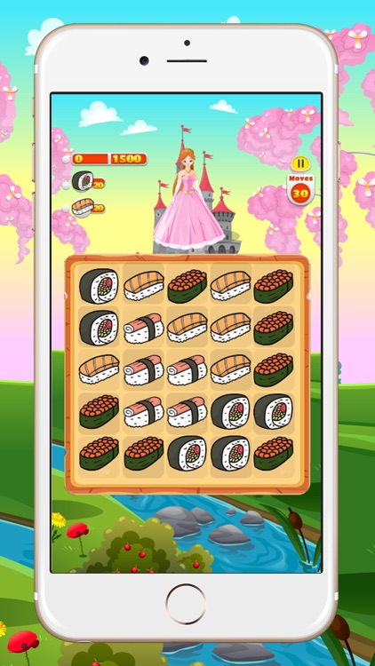 Princess Sushi - Girls Feed Foods Match