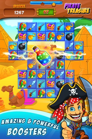 Pirate Treasure - Exciting Match 3 Games screenshot 2