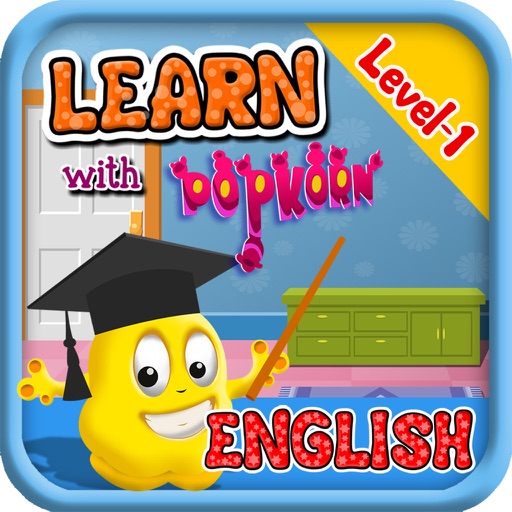 Learn English with popkorn : Level -1 icon