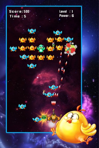 Space Attack: Chicken Shooter screenshot 2