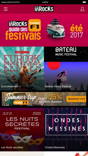 Guide des Festivals inRocKuptibles avec HotelF1(圖3)-速報App