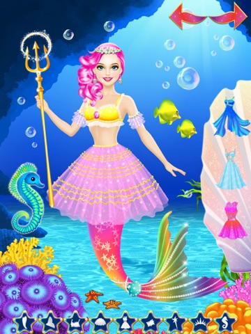 Magic Mermaid: Girls Makeup & Dress Up Salon Games screenshot 4