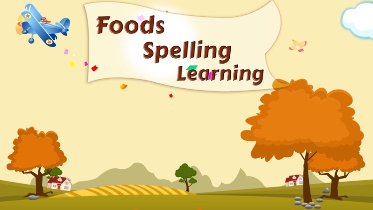 Spelling Learning Foods Phonics Words for Kids