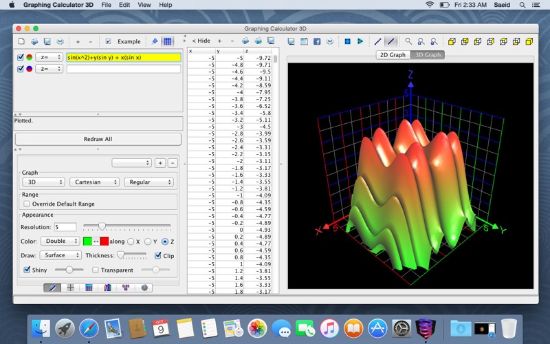 Graphing Calculator 3D