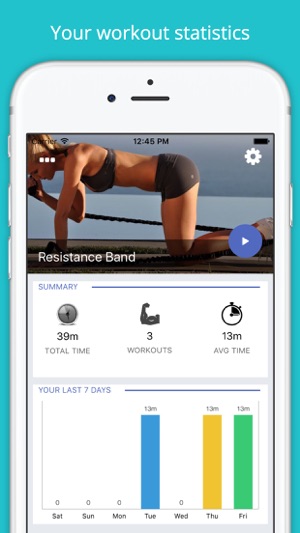 Resistance Band Workout Challenge PRO - Strength(圖1)-速報App