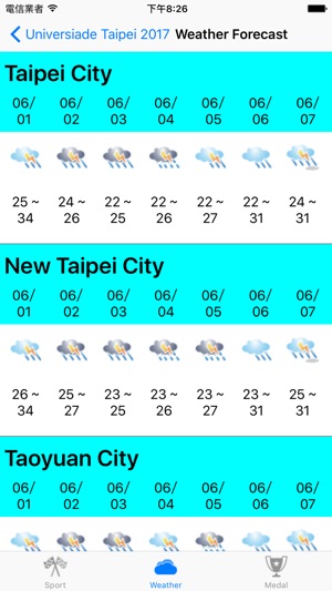 Universiade Taipei 2017(圖4)-速報App