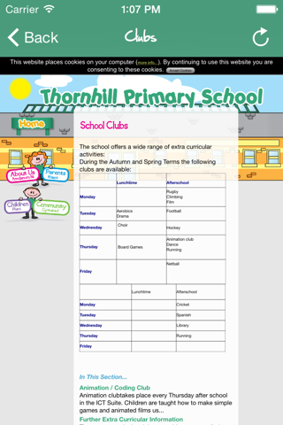 Thornhill Primary School screenshot 2