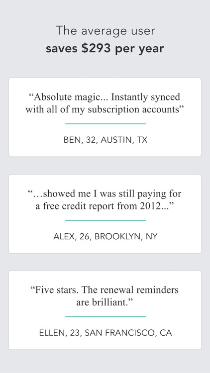 Hiatus: Track Subscriptions screenshot-3