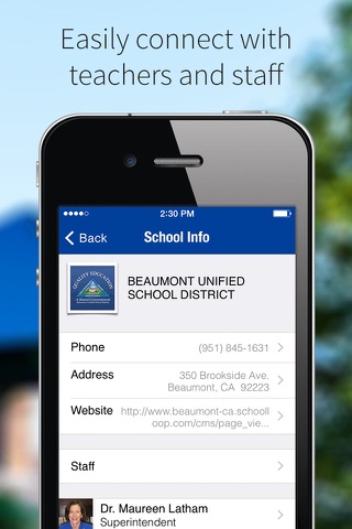 Beaumont USD screenshot 2