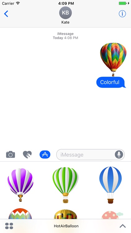 Hot Air Balloon Stickers