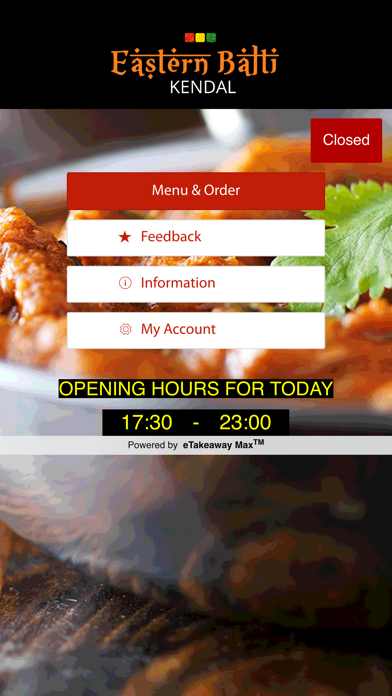 How to cancel & delete Eastern Balti Restaurant from iphone & ipad 1