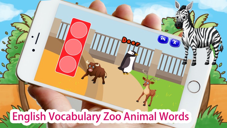 English Vocabulary Zoo Animal Words