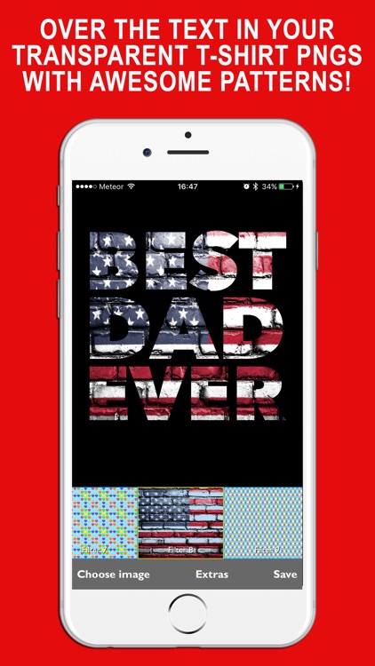 Pattern Font PNG effects