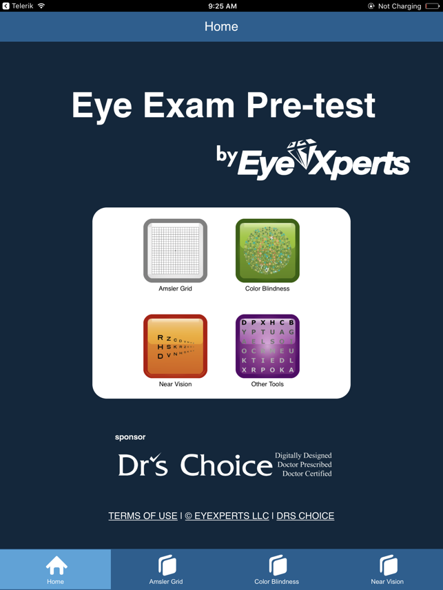 EyeXperts Pre-Test App