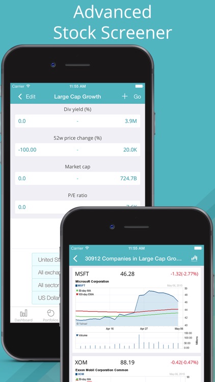 GoFinance for Google Finance: Tracker & Screener