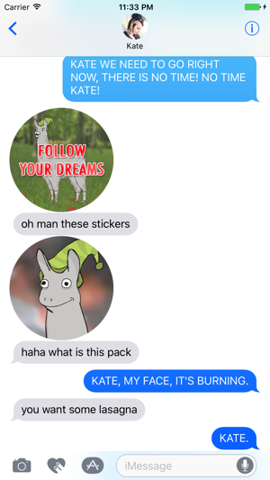 Llamas with Hats Stickers(圖5)-速報App