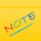 iNote Free HD is a simple and quick sticky notepad app