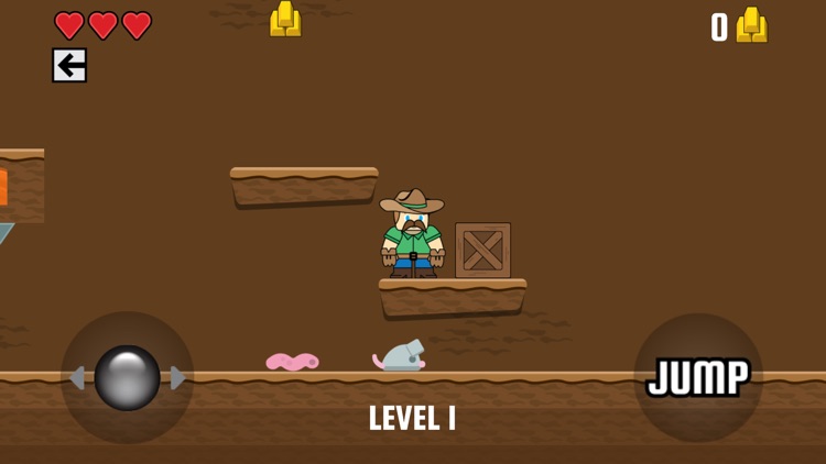 Cowboy Gold Round-Up Platformer Game