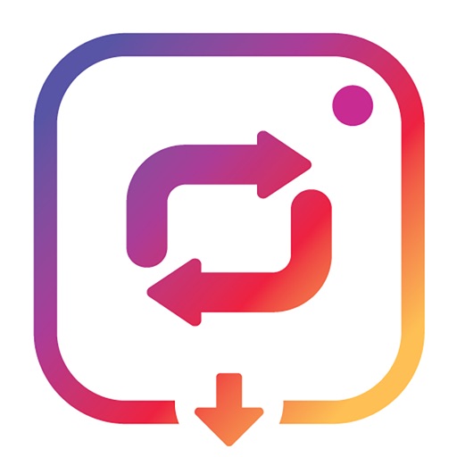 Repost for Instagram App- Video Photo Url on iPad Icon