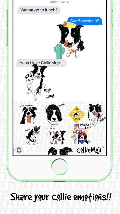 CollieMoji - Border Collie Emojis & Dog Stickers