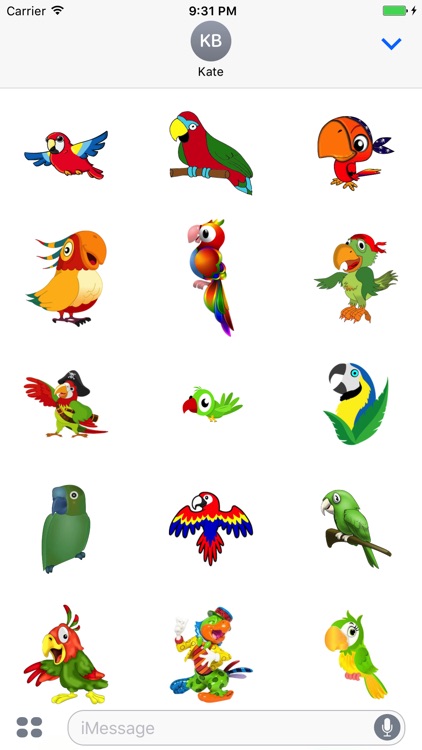 Parrot Stickers