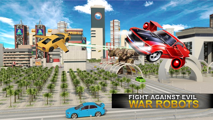 Real Flying Airplane Car: Futuristic War Jet Pilot screenshot-3