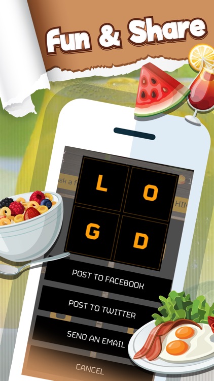 Puzzle Connect the Food Word Pro