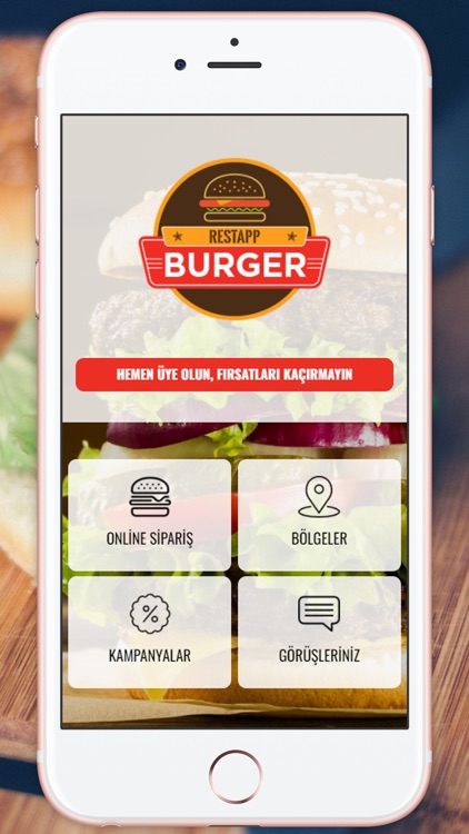 RestApp Burger - Örnek Restoran Uygulaması