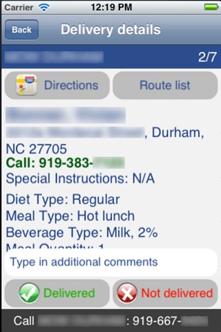 ServTracker Mobile Meals screenshot 3