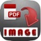 PDF to Images is a simple app that will convert the pages of your PDF documents to images in your photo library