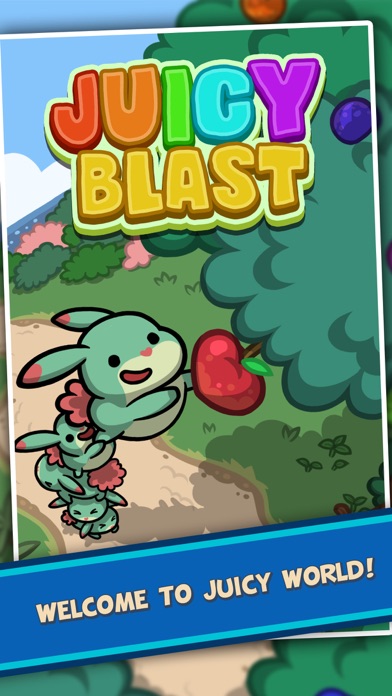 How to cancel & delete Juicy Blast : Match 3 Puzzle from iphone & ipad 1